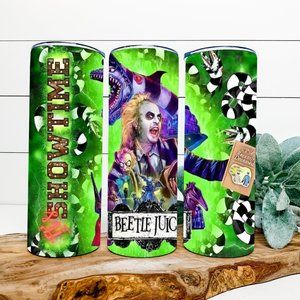 Beetlejuice 20oz Halloween Tumbler